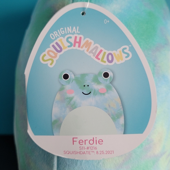 Ferdie Frog Squishmallow - Picture 3 of 3